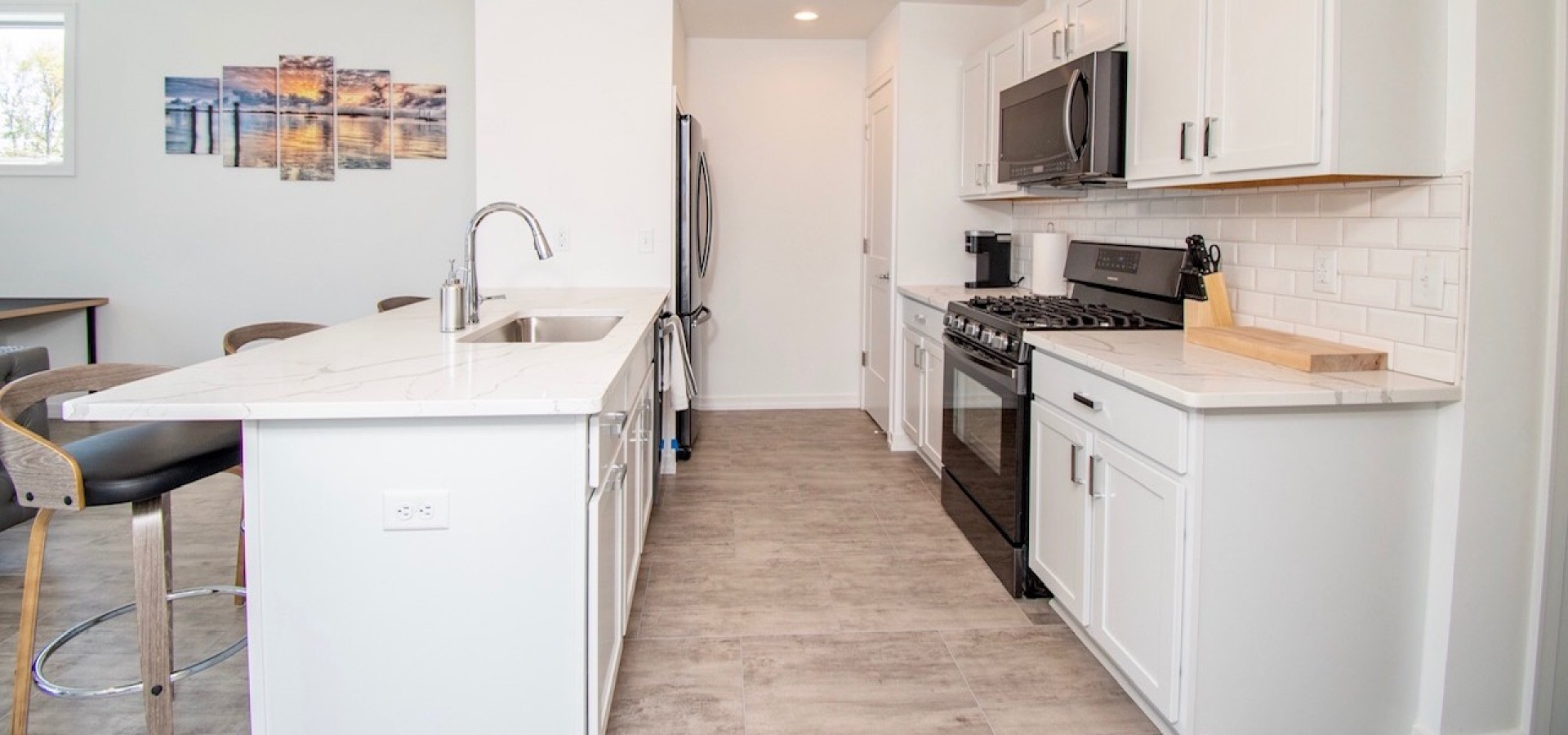 Fully Stocked Open Concept Kitchen